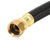 3/4 in. MIP x 3/4 in. FIP x 12 in. Polymer Braided Water Heater Connector (0.57 in. I.D.) - Super Arbor