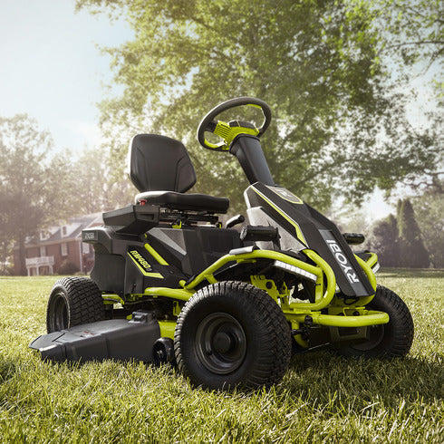 RYOBI 38 in. 100 Ah Battery Electric Rear Engine Riding Lawn Mower