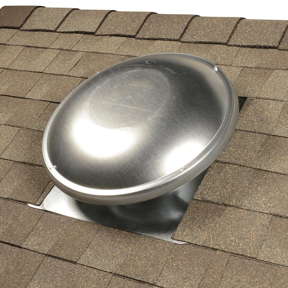 1000 CFM Silver Galvanized Steel Electric Powered Attic Fan with Adjustable Thermostat - Super Arbor