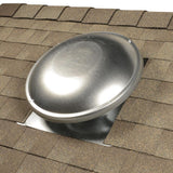 1000 CFM Silver Galvanized Steel Electric Powered Attic Fan with Adjustable Thermostat - Super Arbor
