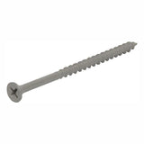 #8 x 3 in. Philips Bugle-Head Coarse Thread Sharp Point Polymer Coated Exterior Screws (25 lbs./Pack)