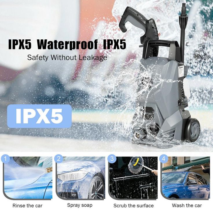 Costway 2030 PSI 1.8 GPM Cold Water Electric Pressure Washer with All-in-One Nozzle