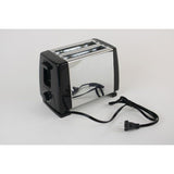 2-Slice Black Extra-Wide Slot Toaster