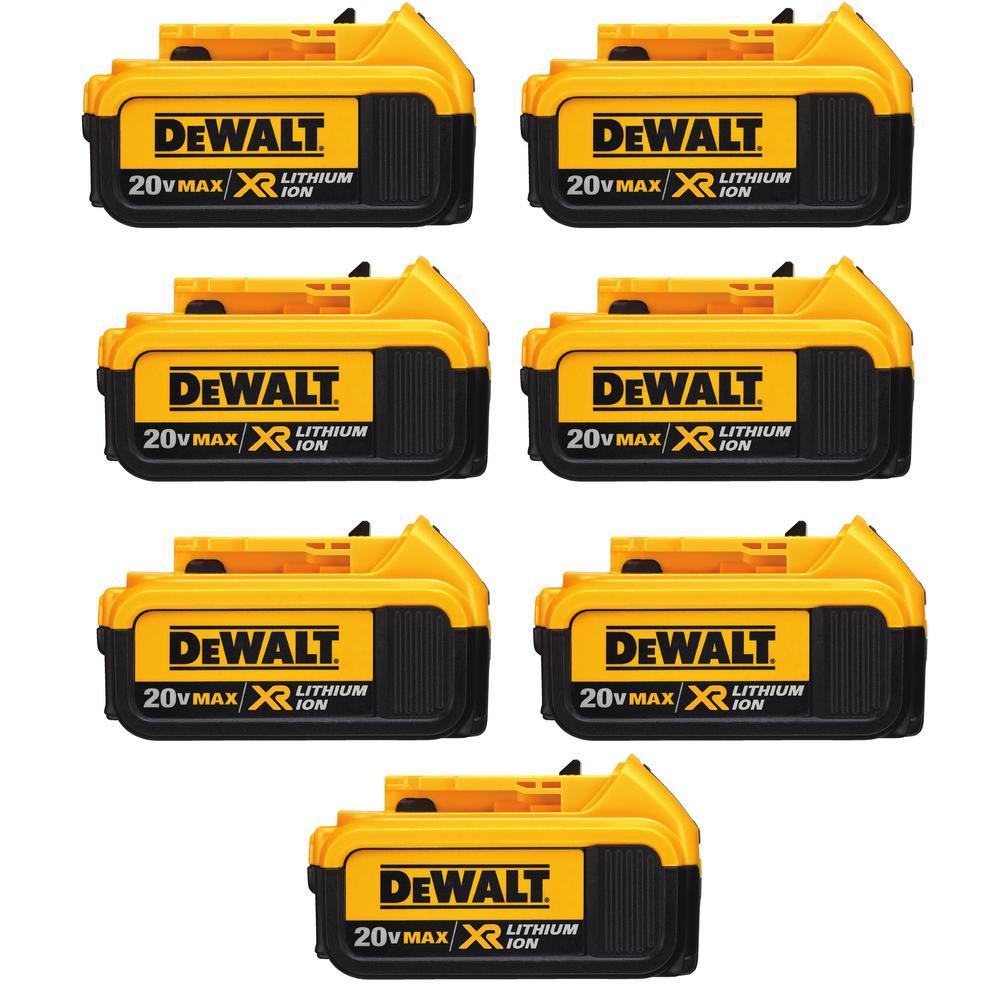 20-Volt MAX XR Premium Lithium-Ion 5.0Ah Battery Pack (7-Pack) - Super Arbor