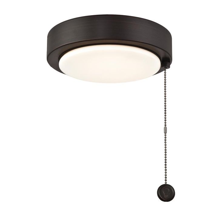 Dark Bronze Ceiling Fan Dimmable LED Light Kit