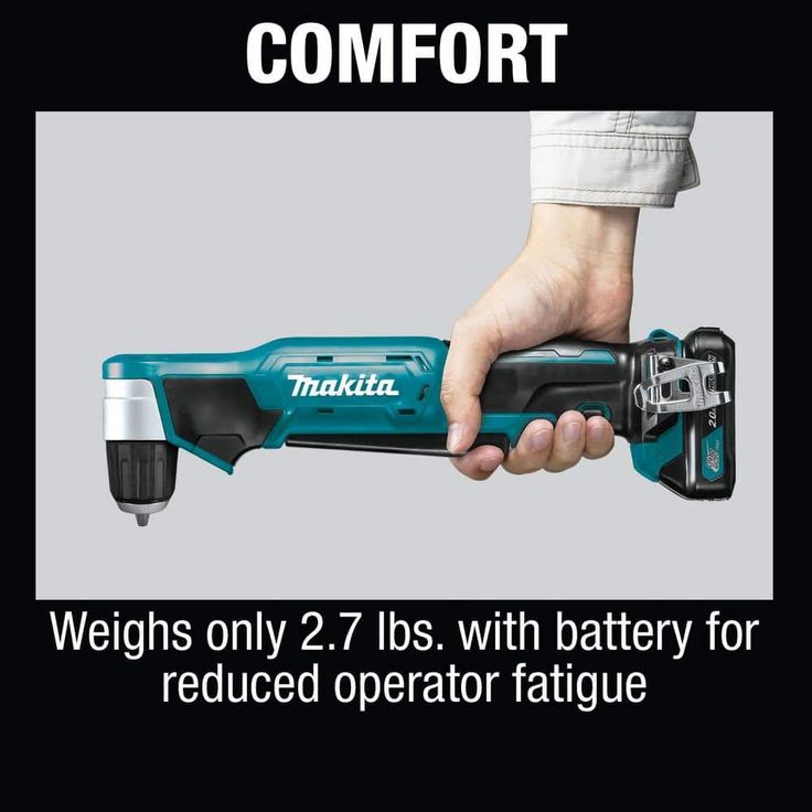 12-Volt MAX CXT Lithium-Ion Cordless 3/8 in. Right Angle Drill Kit (2.0 Ah)