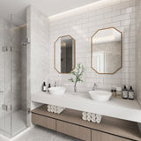 Giorbello (Sample) 4x12 glass subway tiles Agreeable Gray 4-in x 12-in Glossy Glass Brick Subway Wall Tile