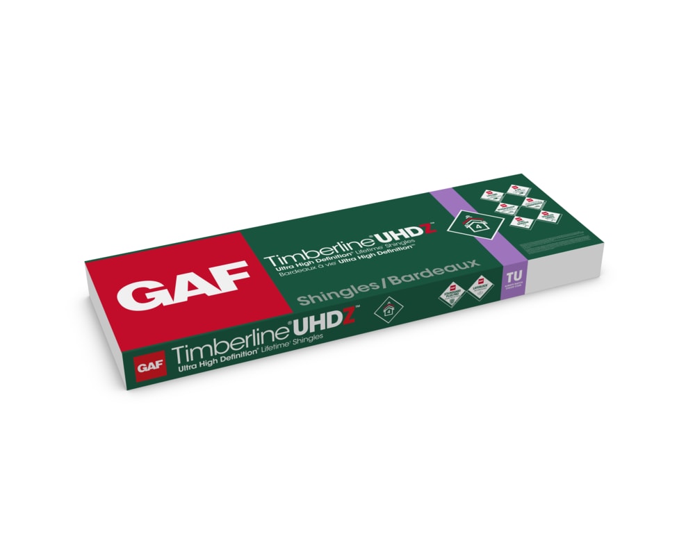 GAF Timberline UHDZ Barkwood Architectural Asphalt Roof Shingles, Algae Resistant, 33.33-sq ft per Bundle