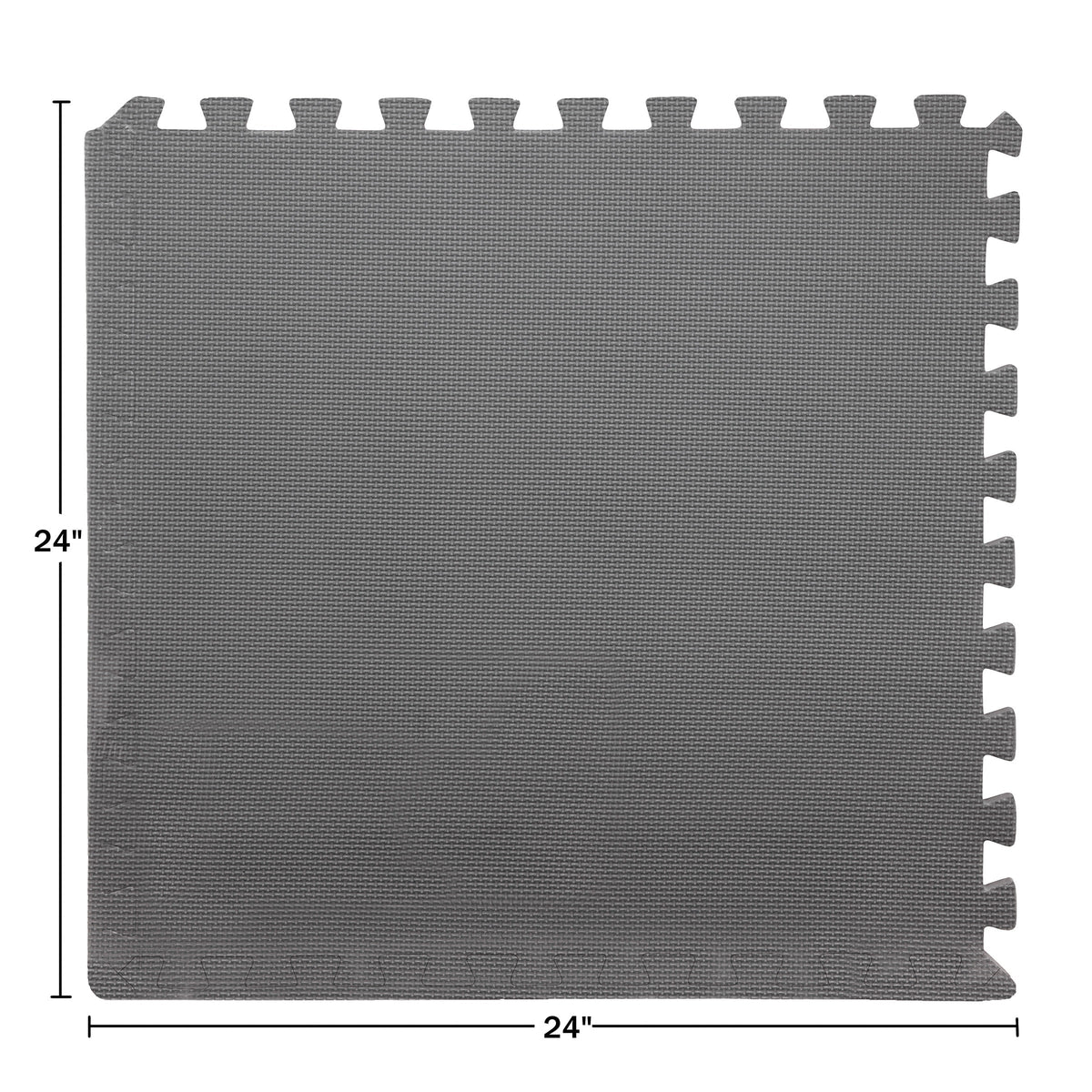 Stalwart 0.5-in W x 24-in L x 0.5-in T Interlocking Foam Gym Floor Tile (72-sq ft) (18-Pack)