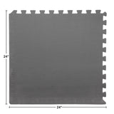 Stalwart 0.5-in W x 24-in L x 0.5-in T Interlocking Foam Gym Floor Tile (48-sq ft) (12-Pack)