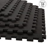 Stalwart 24-in W x 24-in L x 0.5-in T Interlocking Foam Gym Floor Tile (72-sq ft) (18-Pack)