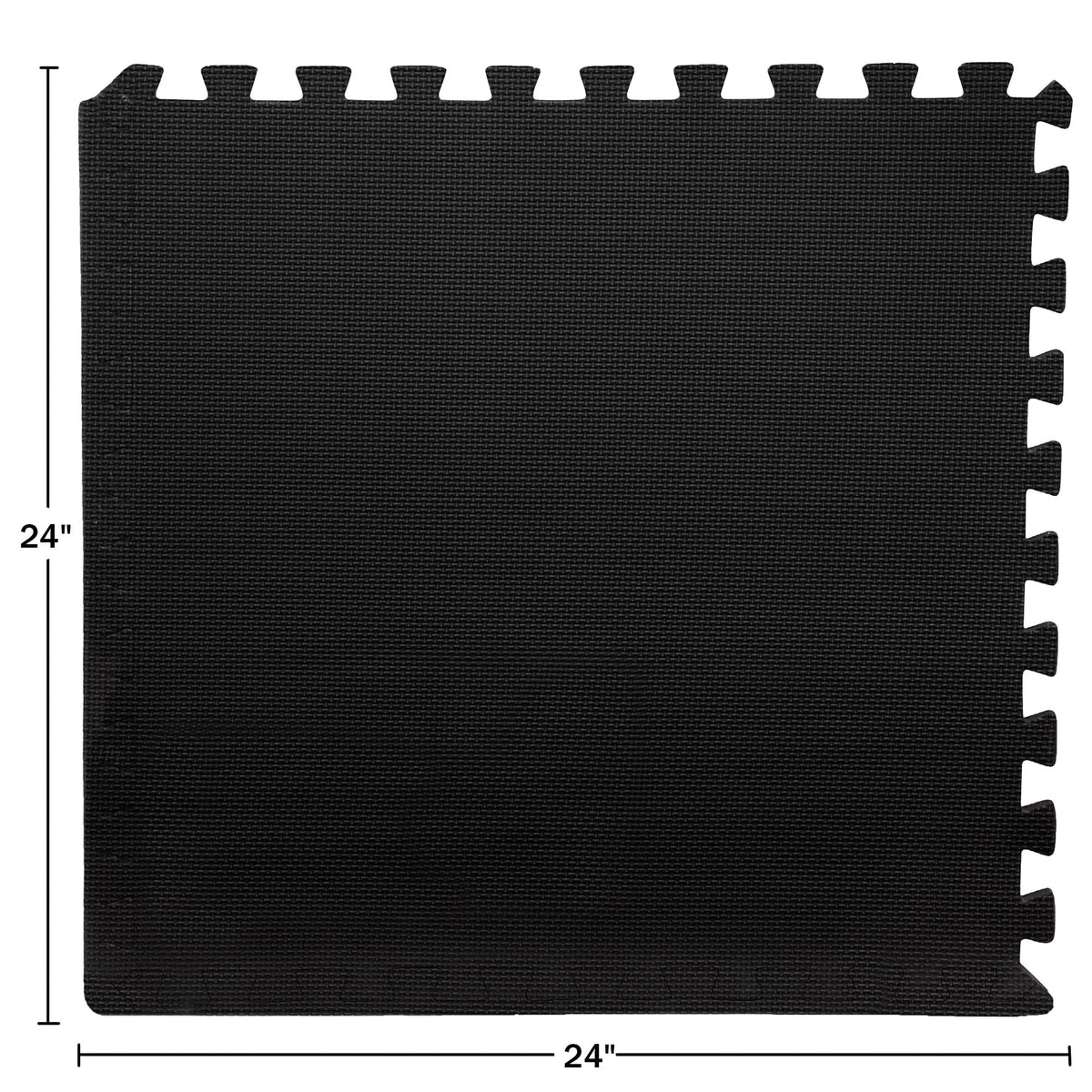 Stalwart 24-in W x 24-in L x 0.5-in T Interlocking Foam Gym Floor Tile (72-sq ft) (18-Pack)