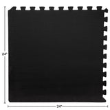 Stalwart 24-in W x 24-in L x 0.5-in T Interlocking Foam Gym Floor Tile (96-sq ft) (24-Pack)