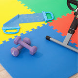 Stalwart 24-in W x 24-in L x 0.5-in T Interlocking Foam Gym Floor Tile (32-sq ft) (8-Pack)