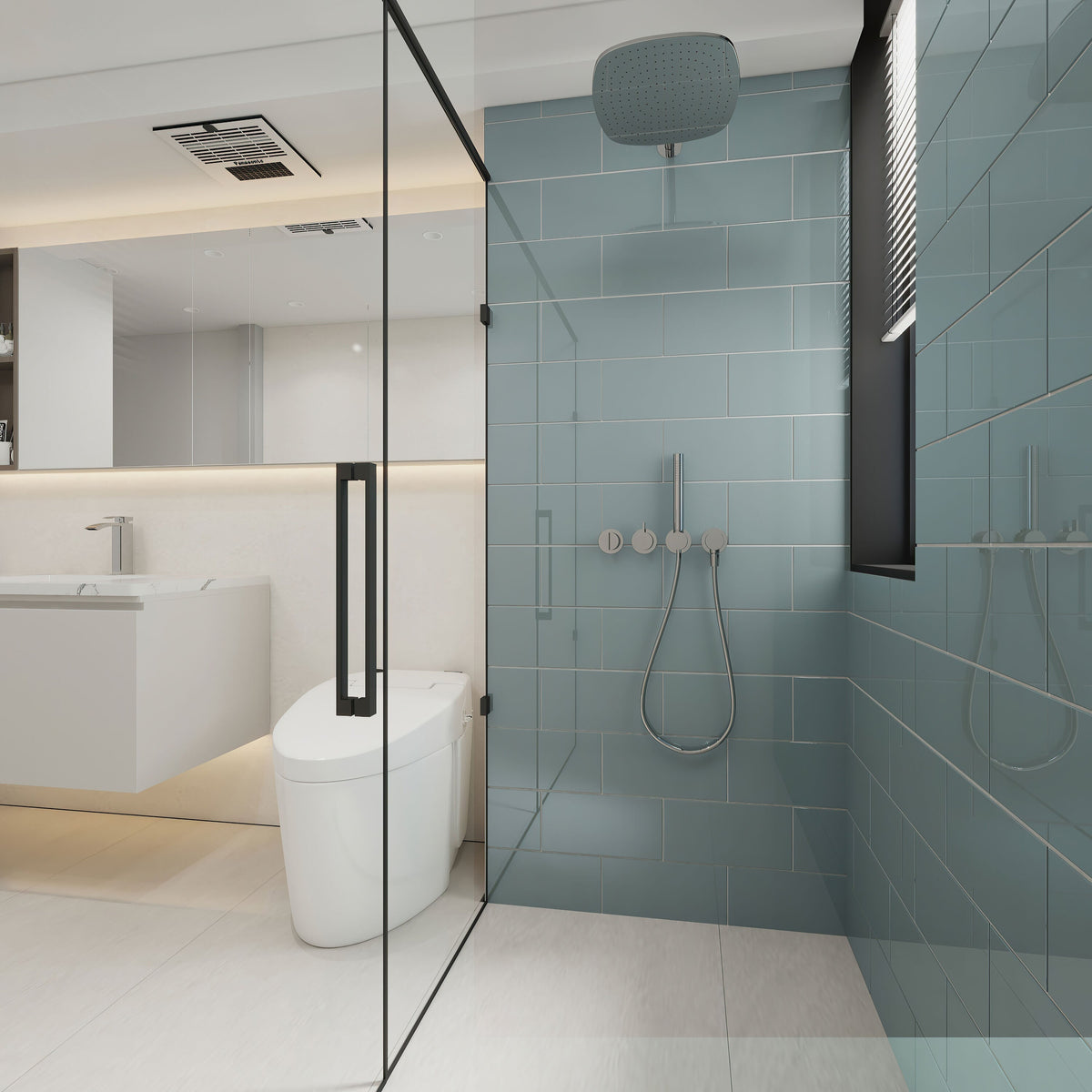 Giorbello Classic Premium Slate 6-in x 12-in Glossy Glass Subway Wall Tile (5-sq. ft/ Carton)
