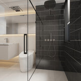 Giorbello Classic Premium Black 6-in x 12-in Glossy Glass Subway Wall Tile (5-sq. ft/ Carton)