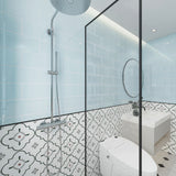 Giorbello Classic Premium Morning Sky Blue 6-in x 12-in Glossy Glass Subway Wall Tile (5-sq. ft/ Carton)