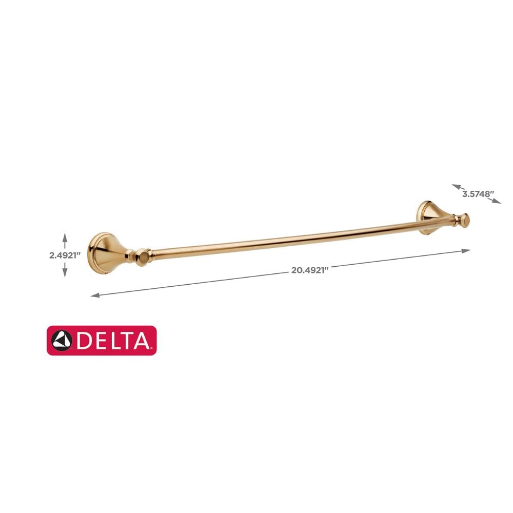 Delta Cassidy 30-in Champagne Bronze Wall Mount Single Towel Bar