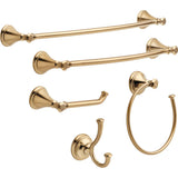 Delta Cassidy 30-in Champagne Bronze Wall Mount Single Towel Bar