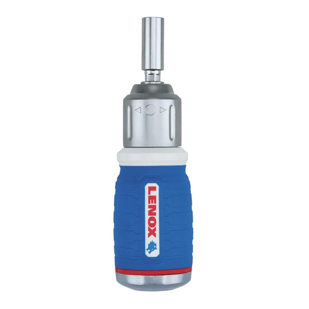 LENOX 7-Piece Stubby Ratcheting Multi-Bit Screwdriver Set, Magnetic 1-in Bit Holder