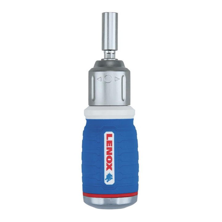 LENOX 7-Piece Stubby Ratcheting Multi-Bit Screwdriver Set, Magnetic 1-in Bit Holder