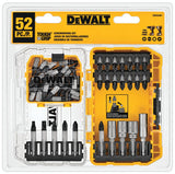 DEWALT Tough Grip 52-Piece Steel Hex Shank Screwdriver Bit Set
