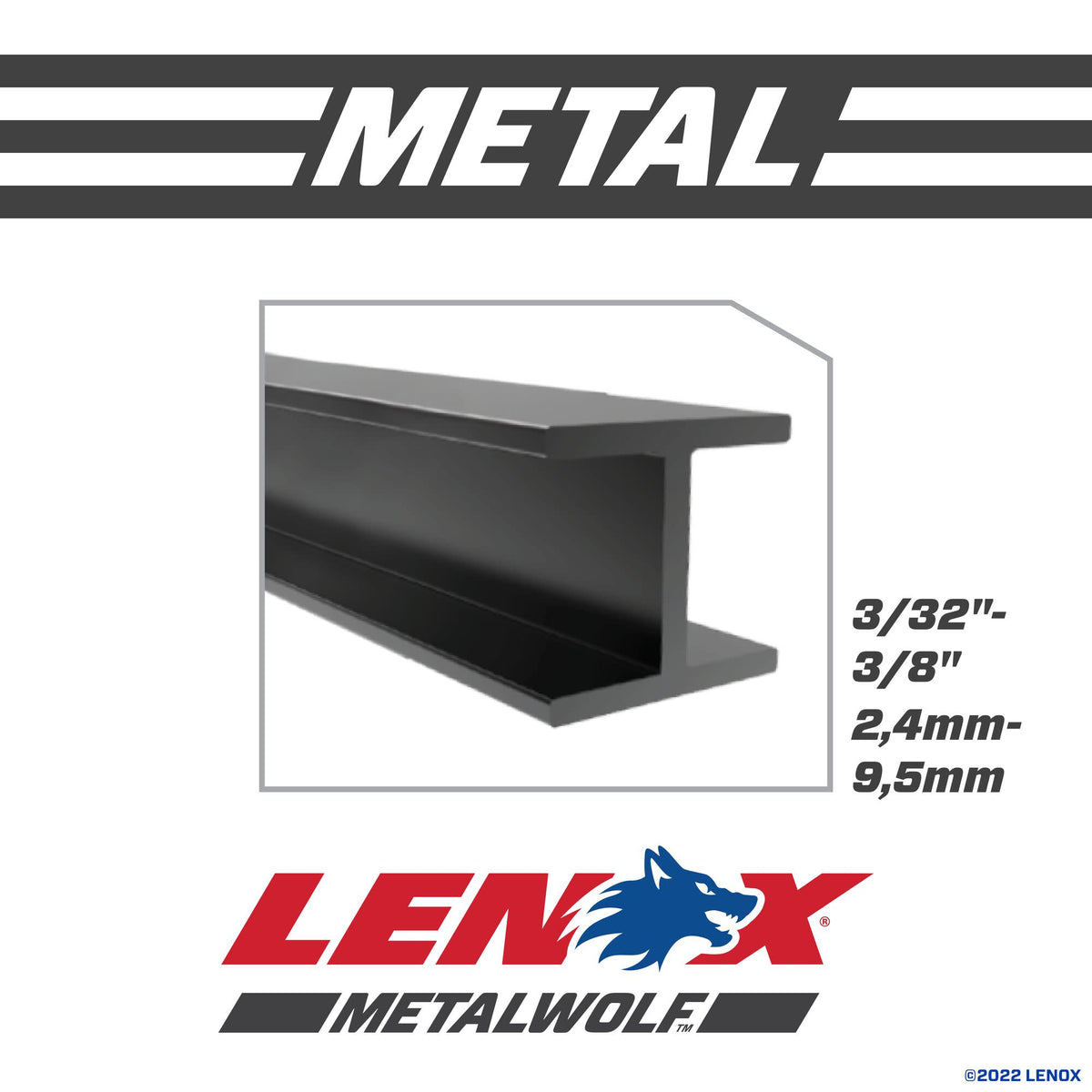 LENOX 5-Pack 8-in 14-TPI Bi-Metal Reciprocating Saw Blades