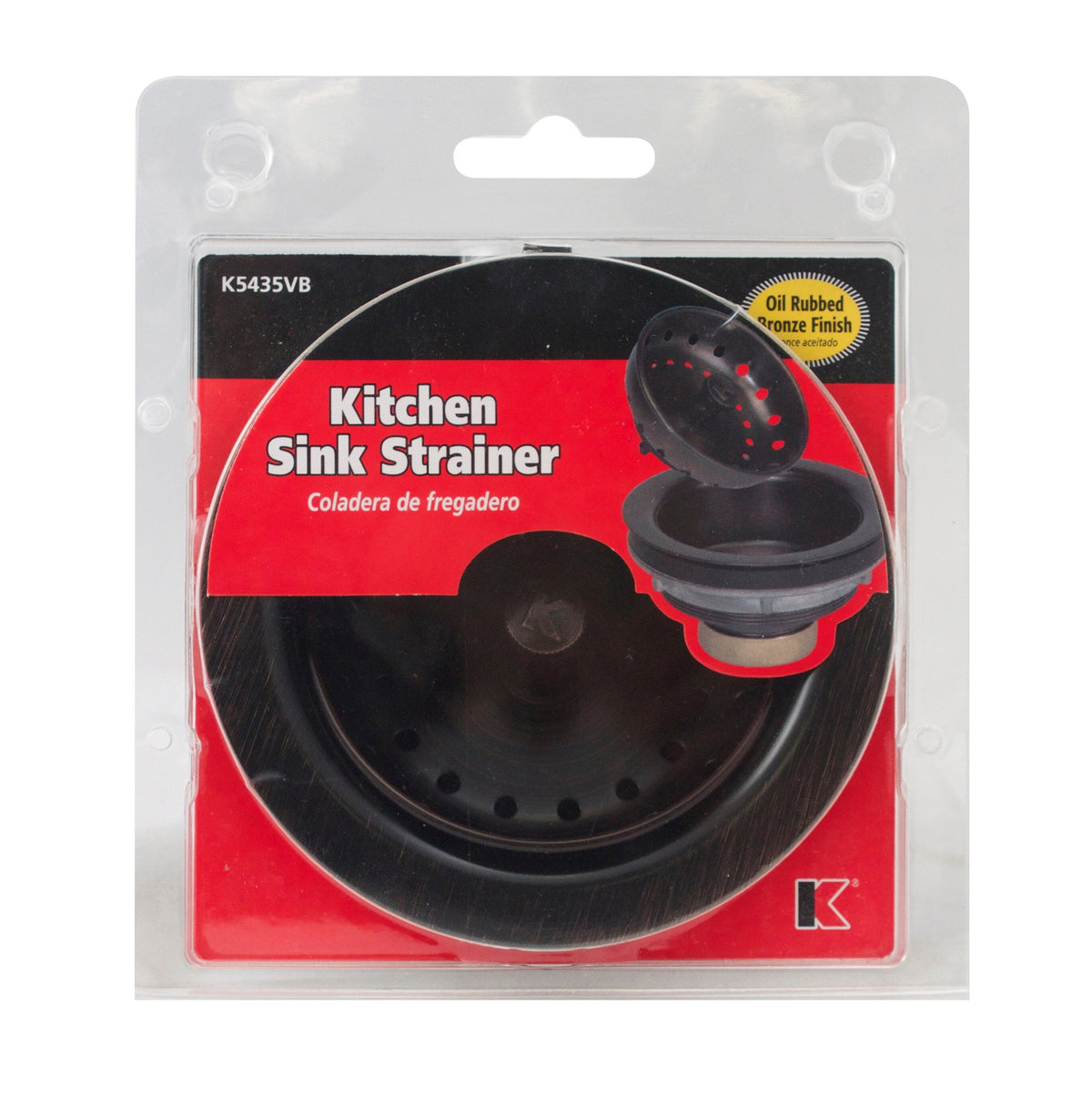 Keeney 3.5-in Oil-Rubbed Bronze Stainless Steel Rust-Resistant Kitchen Sink Strainer Basket with Basket Included