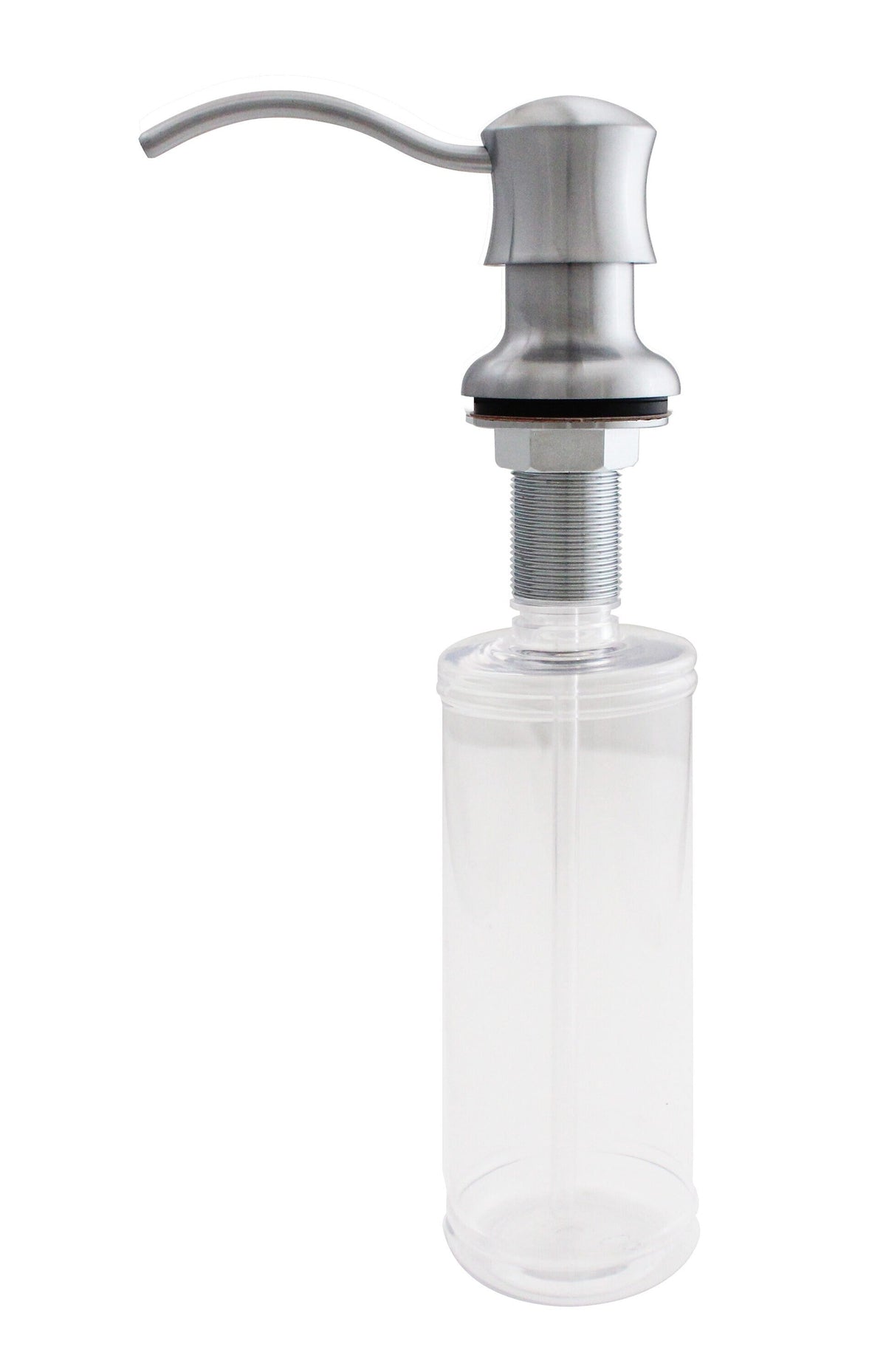 Keeney Satin Stainless Deck-Mount Soap and Lotion Dispenser, 10-oz Capacity