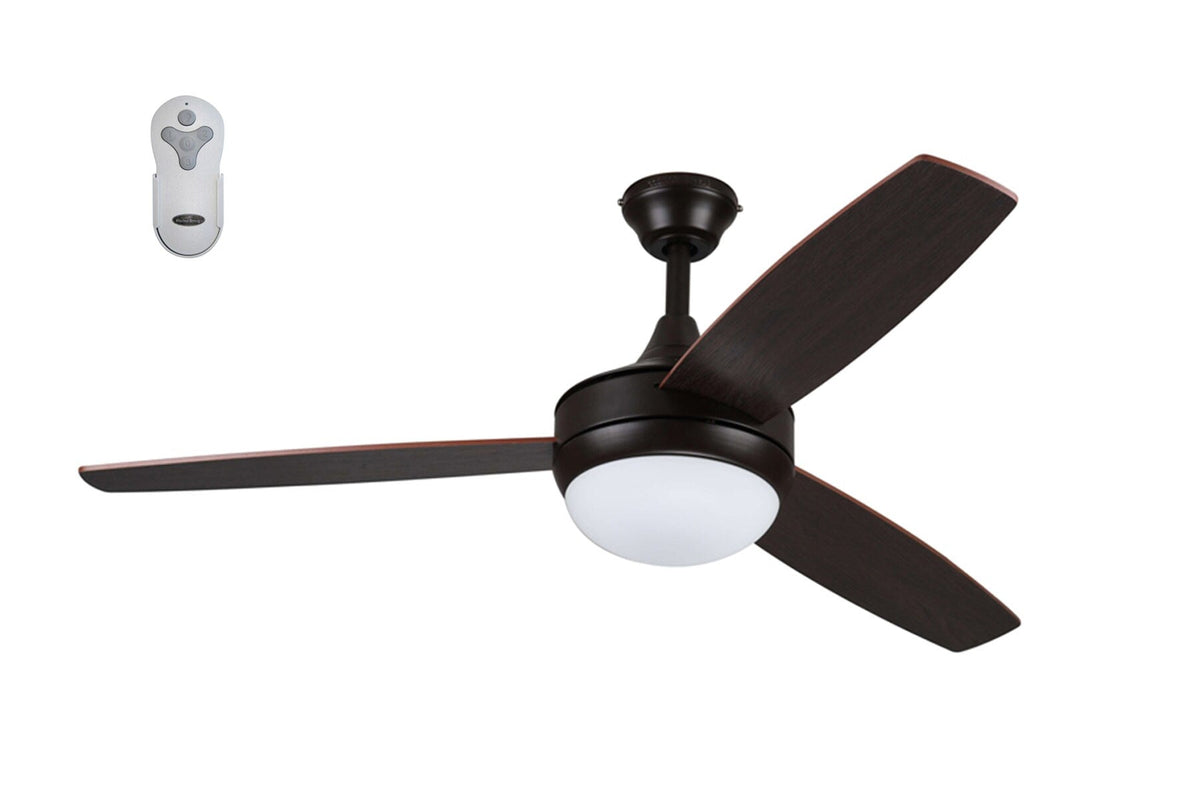 Harbor Breeze Beach Creek 52-in Bronze Indoor Ceiling Fan with Integrated LED Light Kit and Remote (3-Blade)