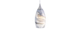 Portfolio 7.88-in H x 4.75-in W Granite Storm Art Glass Cylinder Pendant Light Shade