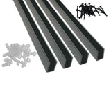 Wild Hog 8-ft x 36-in Black Zinc Primed Powder Coated Metal Deck Rail Kit