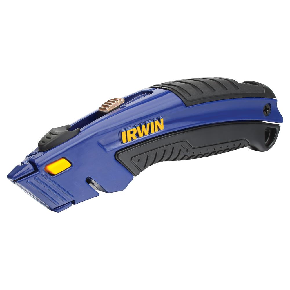 IRWIN 3/4-in 3-Blade Retractable Utility Knife with On-Tool Blade Storage