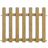 YARDLINK 2.83-ft x 3.79-ft Cedar Dog Ear Spaced Picket No Dig Fence Panel