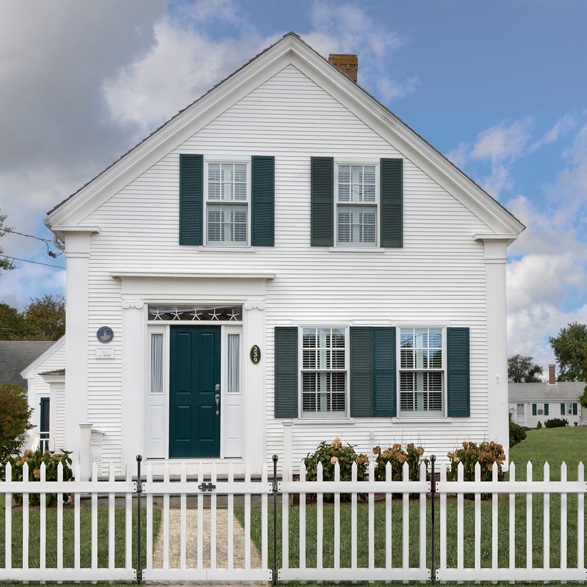YARDLINK No Dig Fence 3-ft H x 3.5-ft W White Vinyl Picket Fence Panel No Dig (Assembled)