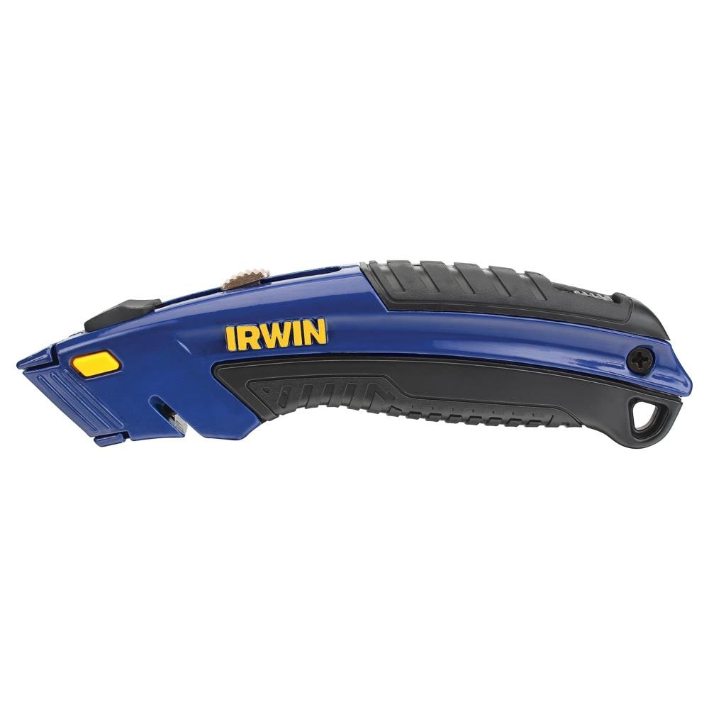 IRWIN 3/4-in 3-Blade Retractable Utility Knife with On-Tool Blade Storage