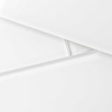 Giorbello (Sample) Glass Subway White 3-in x 9-in Glossy Glass Tile