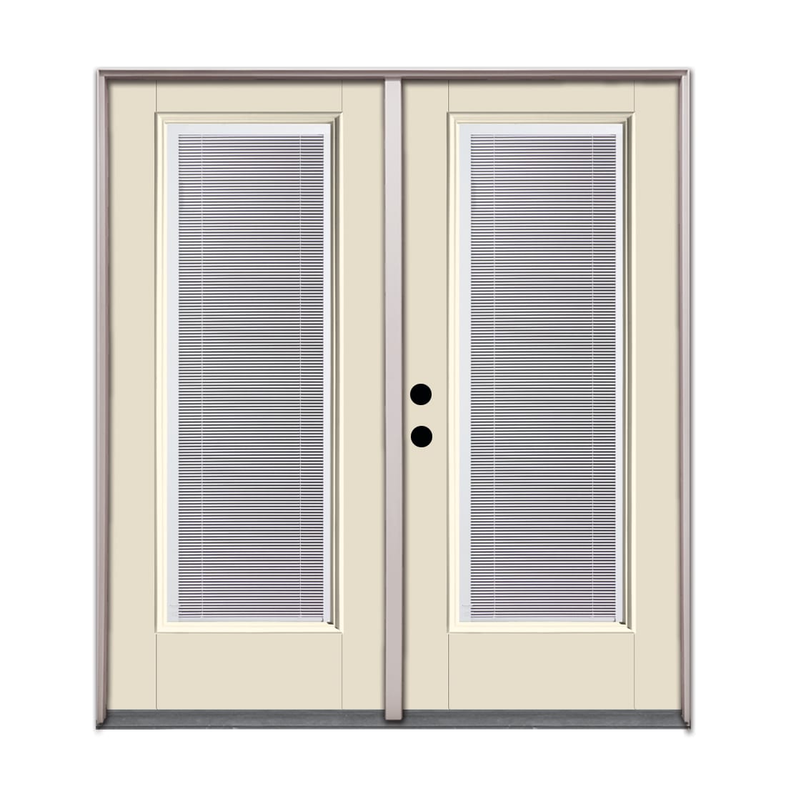 Therma-Tru 72-in x 80-in Fiberglass French, Right-hand inswing – primary product view