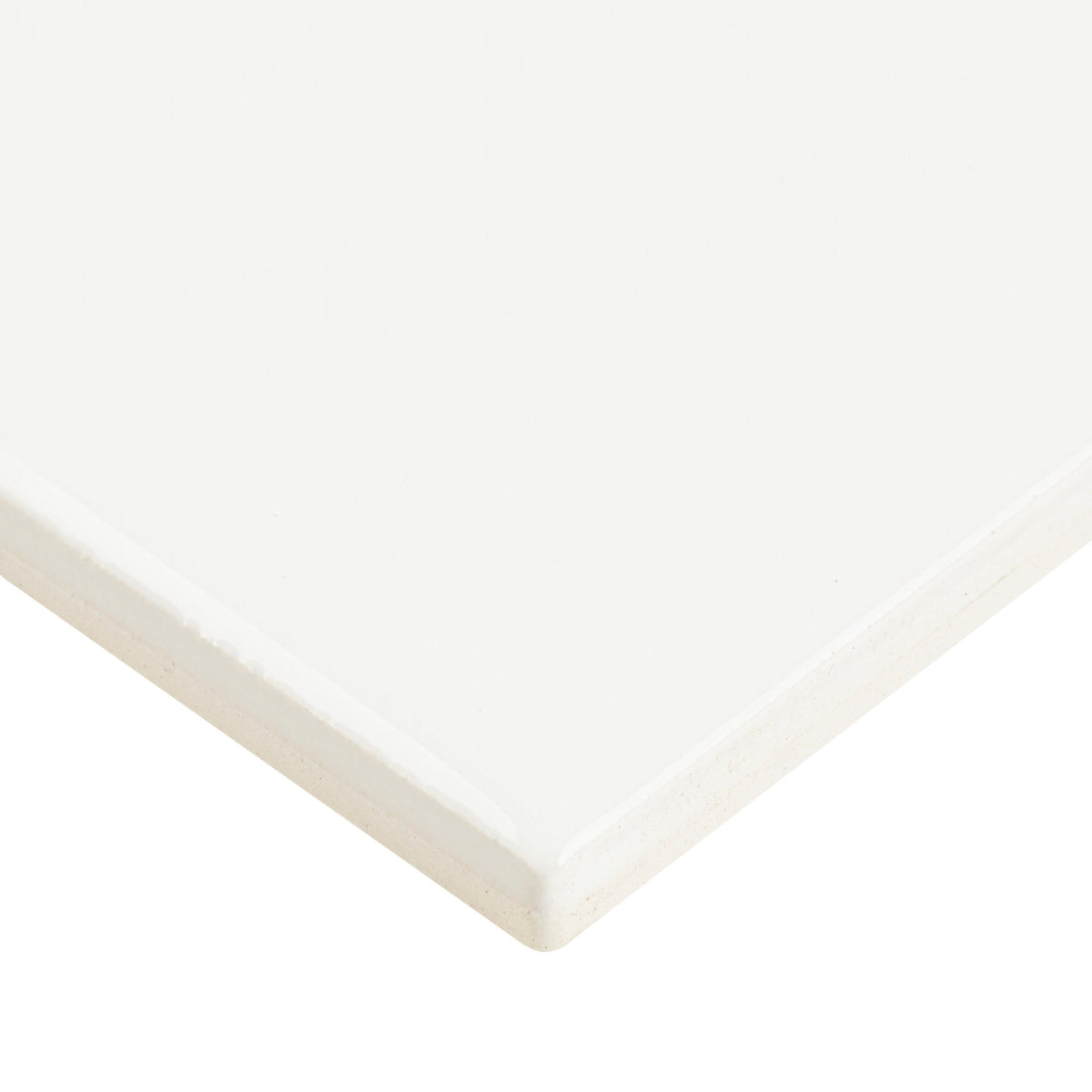 American Olean Profiles 100-Pack Ice White Gloss 3-in x 6-in Glossy Ceramic Subway Wall Tile