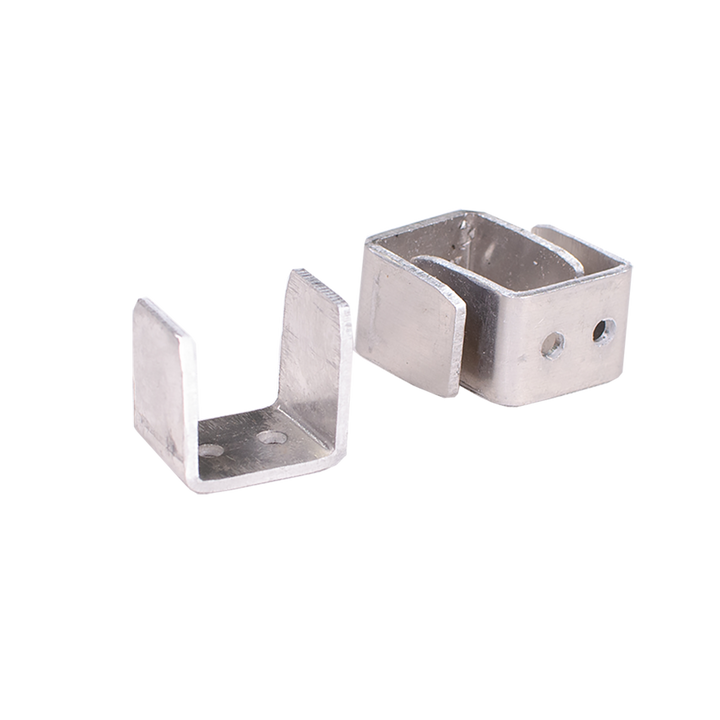 Harmony Railing Metal Rail Bracket for Aluminum Deck Panels, Unfinished, 1-in x 1-in, Compatible with Aluminum Railing Systems
