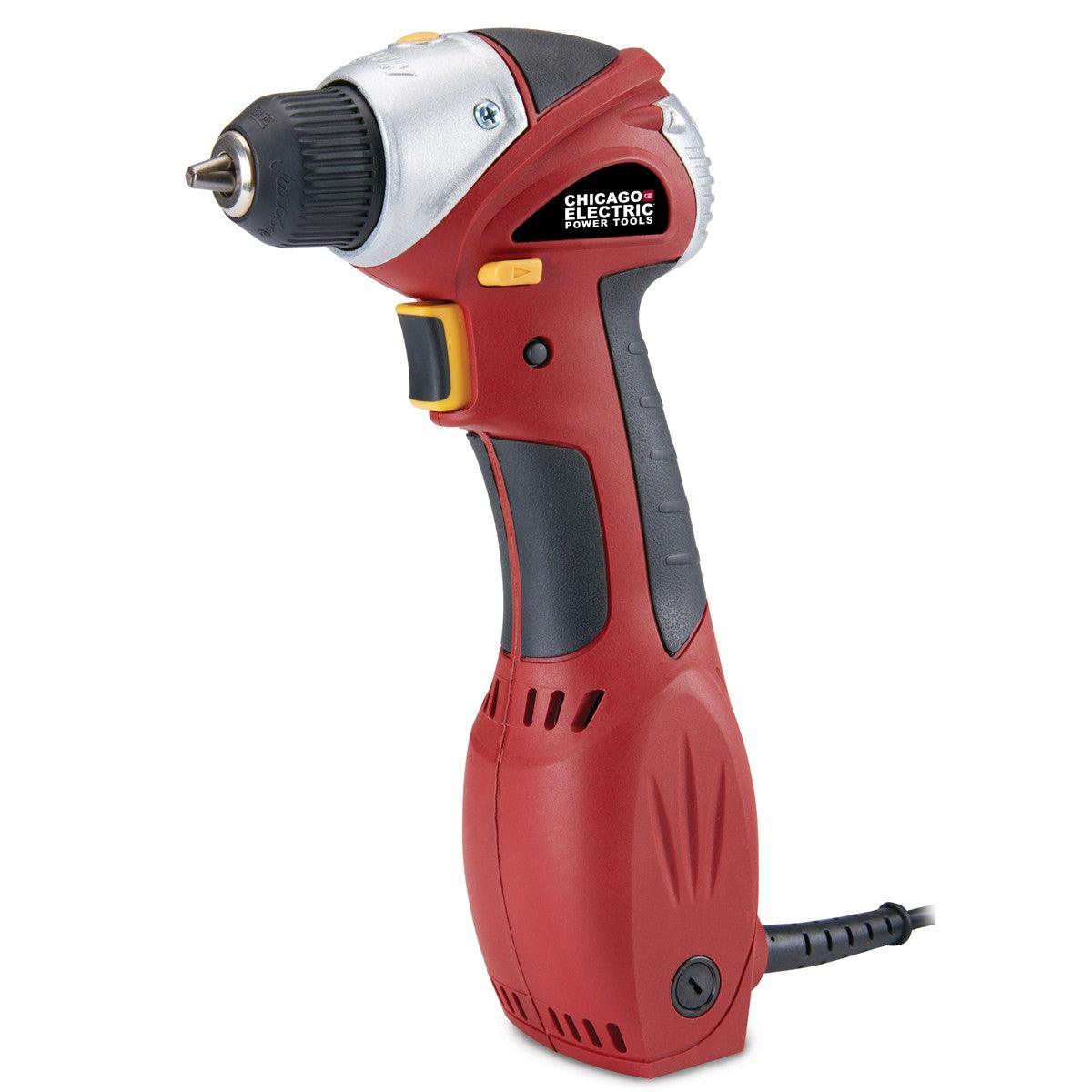3/8 in. Close Quarters Reversible Drill With Keyless Chuck - Super Arbor