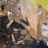 Post Protector Decay Protection 0.33-in Wood Preservative Wood Corner Universal Bracket Wood Post Adaptor For Wood Fence 24-Pack
