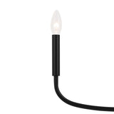 Kichler Deela 6-Light Black Modern/Contemporary Chandelier