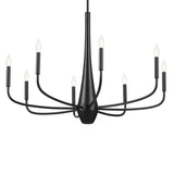 Kichler Deela 8-Light Black Modern/Contemporary Chandelier