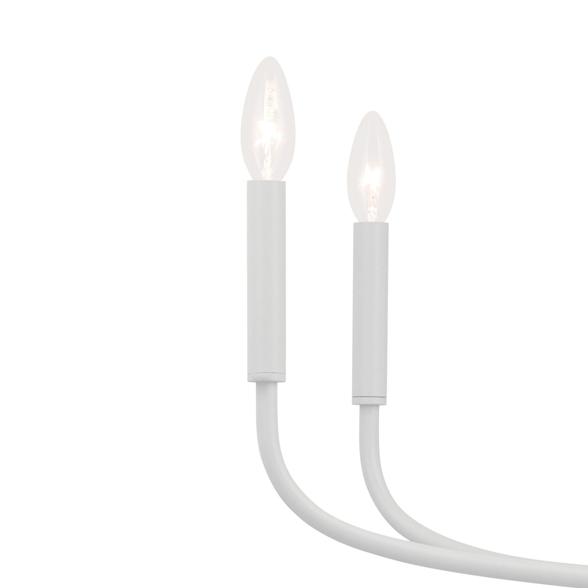 Kichler Deela 8-Light White Modern/Contemporary Chandelier