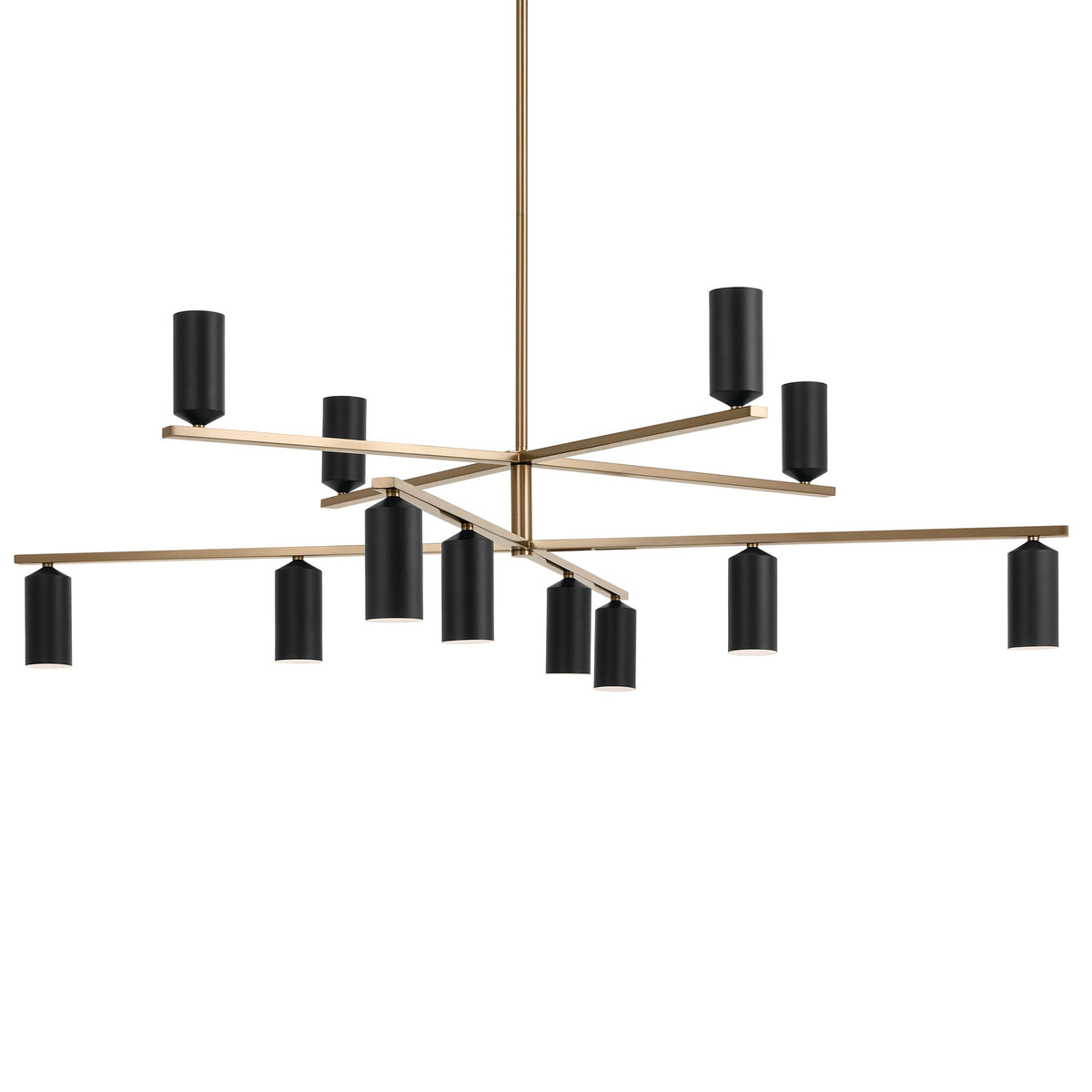 Kichler Gala 12-Light Gold Modern/Contemporary Led Chandelier