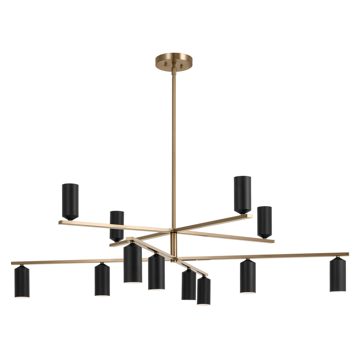 Kichler Gala 12-Light Gold Modern/Contemporary Led Chandelier
