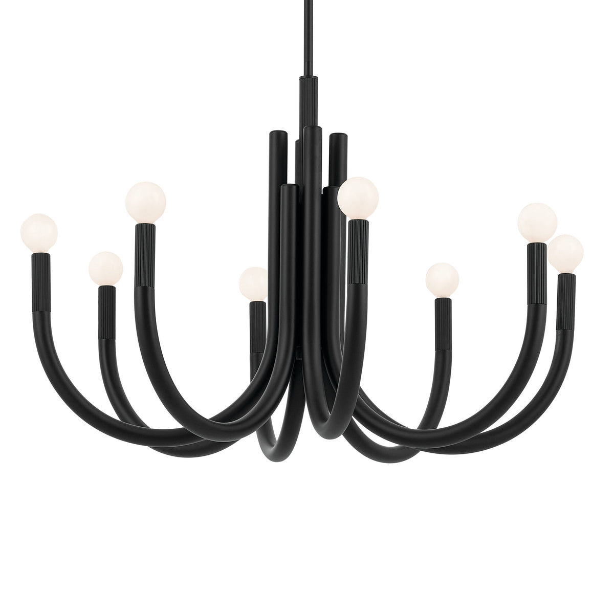 Kichler Odensa 8-Light Black Modern/Contemporary Chandelier