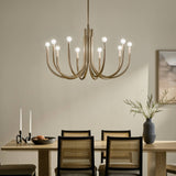 Kichler Odensa 10-Light Gold Modern/Contemporary Chandelier