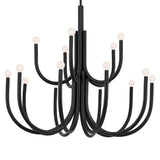 Kichler Odensa 15-Light Black Modern/Contemporary Chandelier